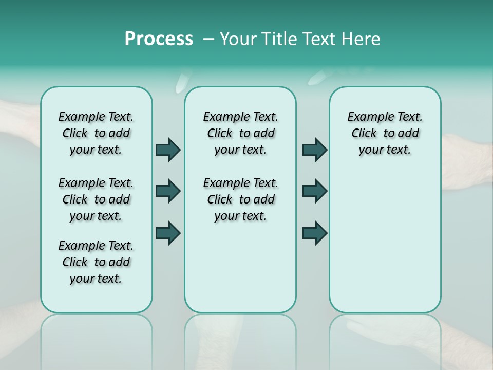 Green Copyspace Equipment PowerPoint Template
