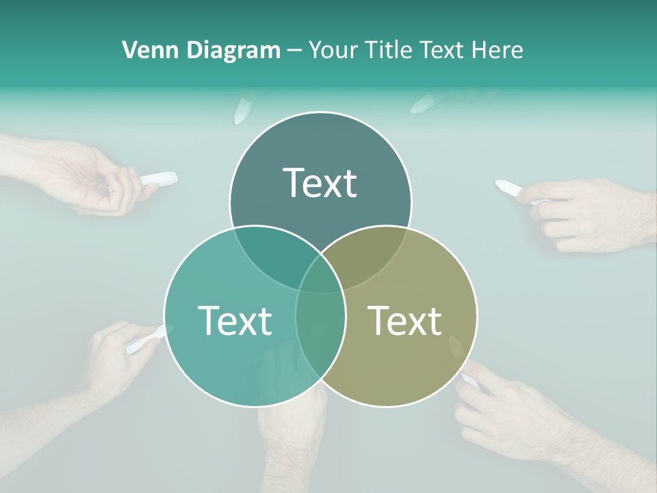 Green Copyspace Equipment PowerPoint Template