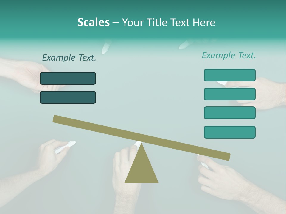 Green Copyspace Equipment PowerPoint Template
