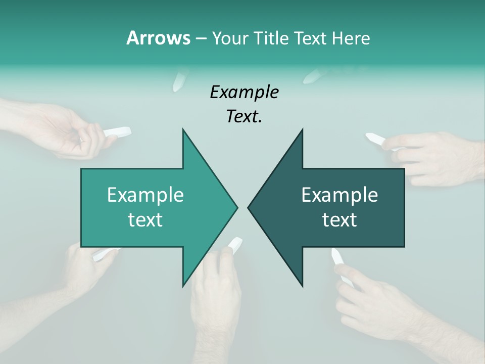 Green Copyspace Equipment PowerPoint Template