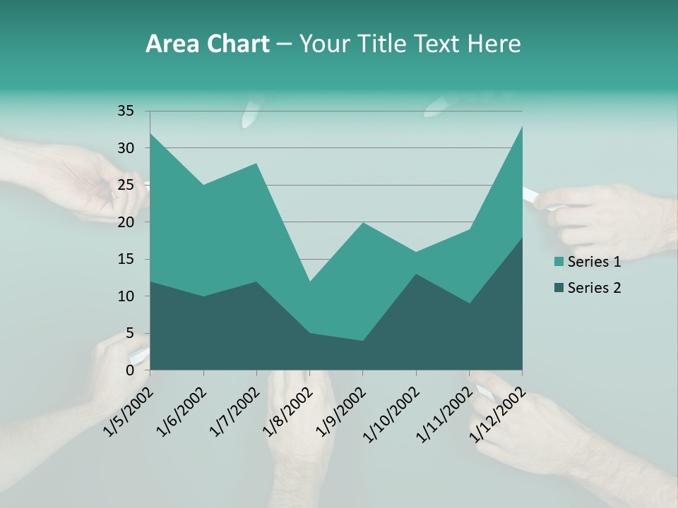 Green Copyspace Equipment PowerPoint Template