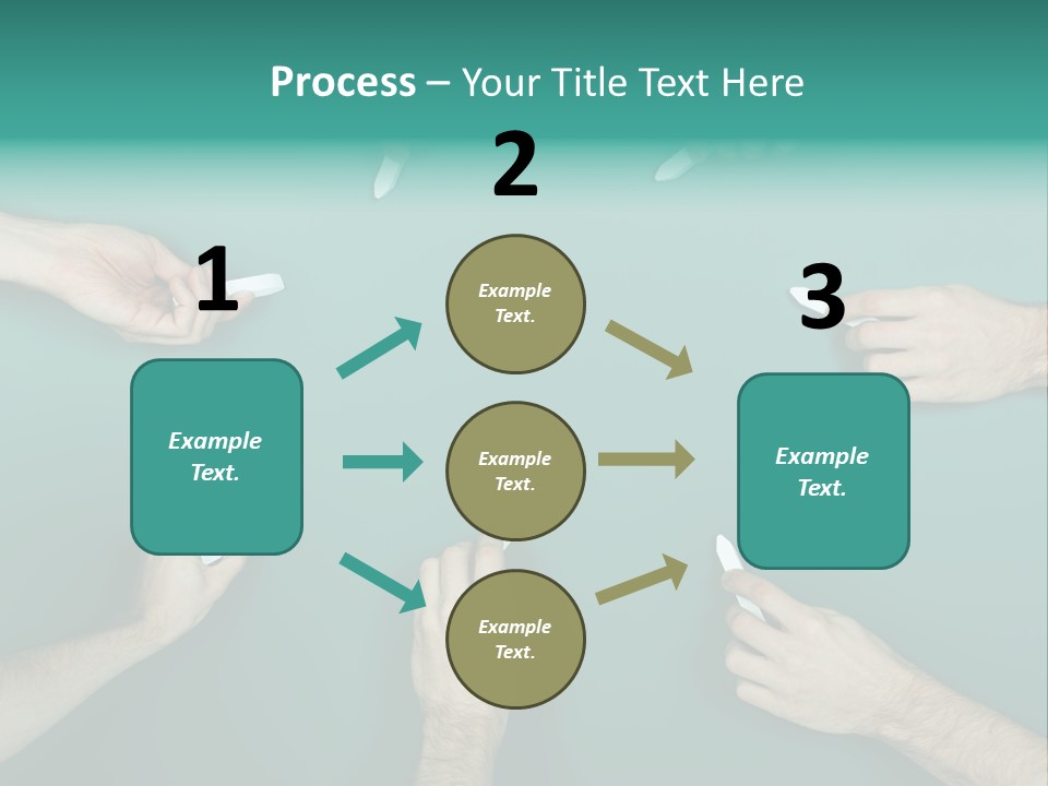 Green Copyspace Equipment PowerPoint Template