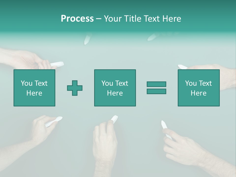 Green Copyspace Equipment PowerPoint Template