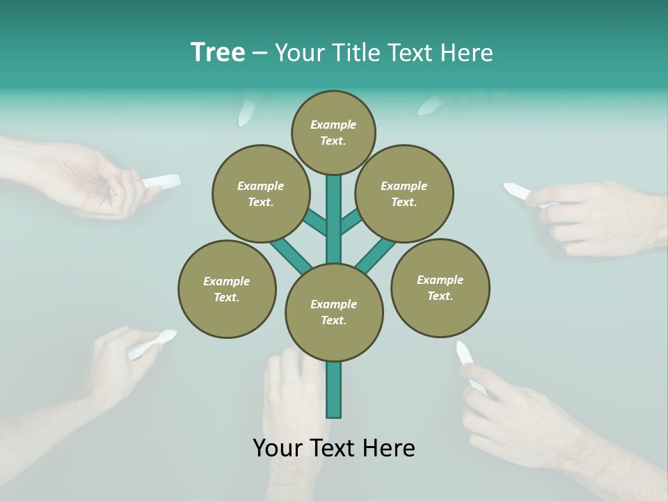 Green Copyspace Equipment PowerPoint Template