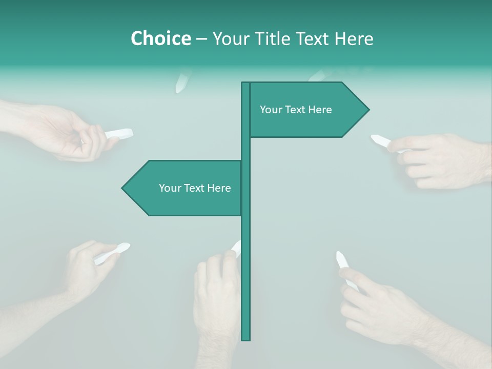 Green Copyspace Equipment PowerPoint Template