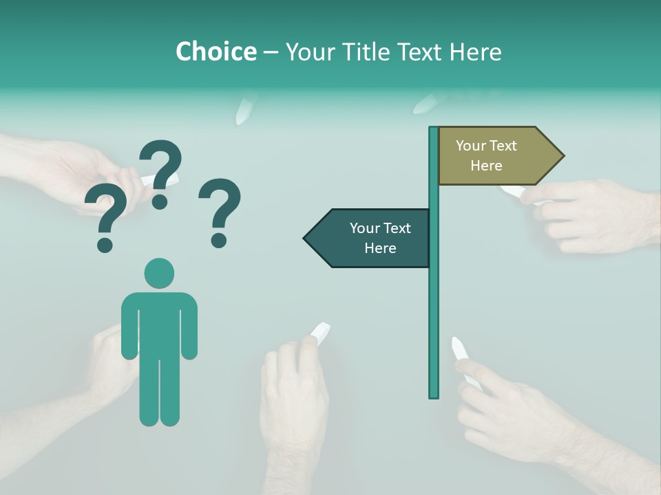Green Copyspace Equipment PowerPoint Template