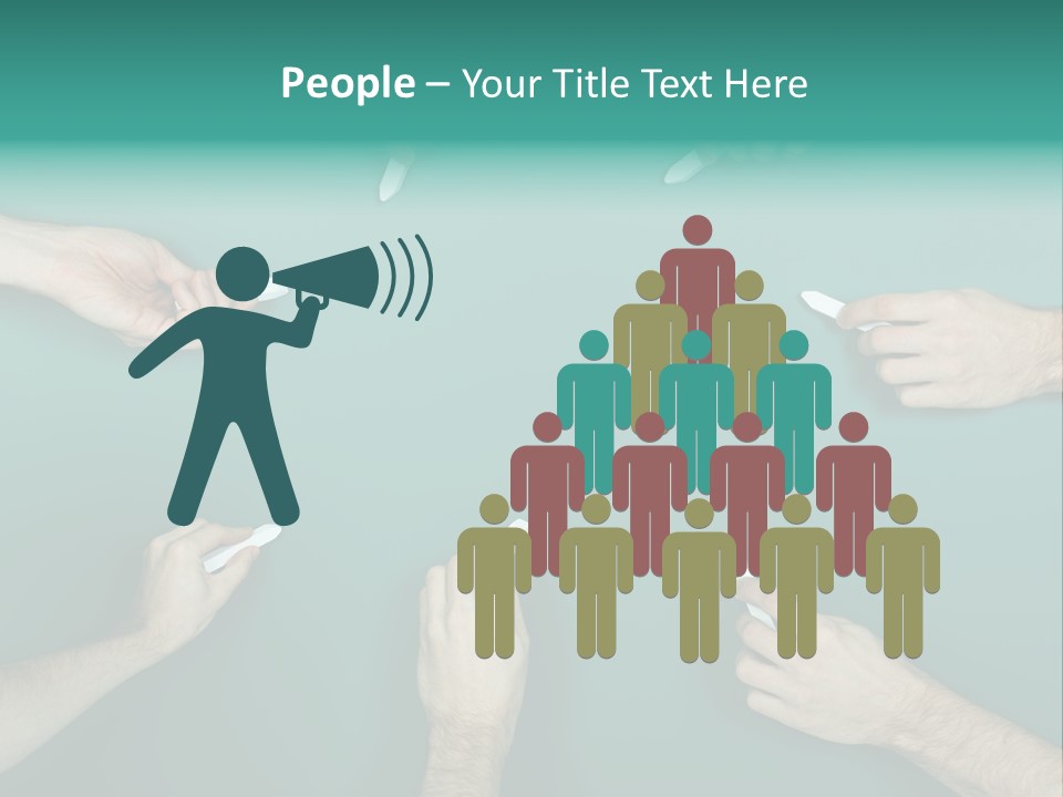 Green Copyspace Equipment PowerPoint Template