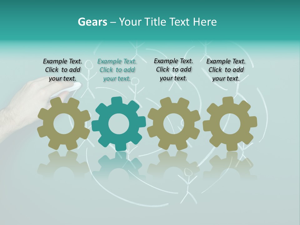 Concept Drawing Advertising PowerPoint Template