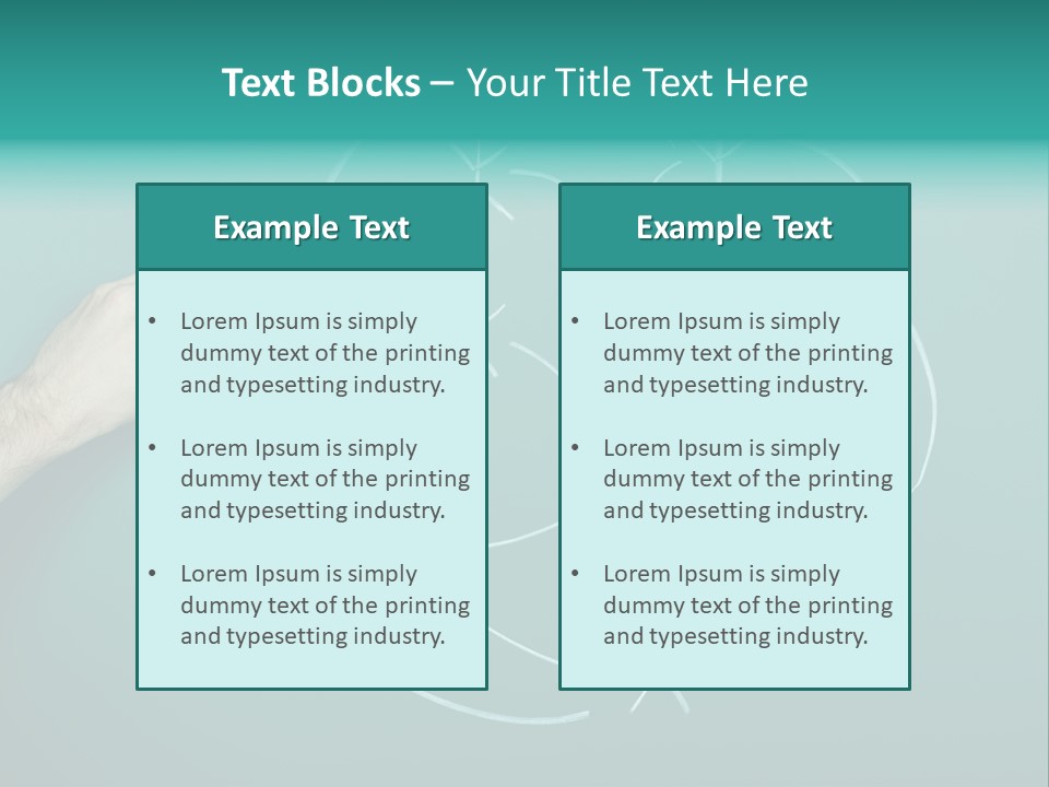 Concept Drawing Advertising PowerPoint Template