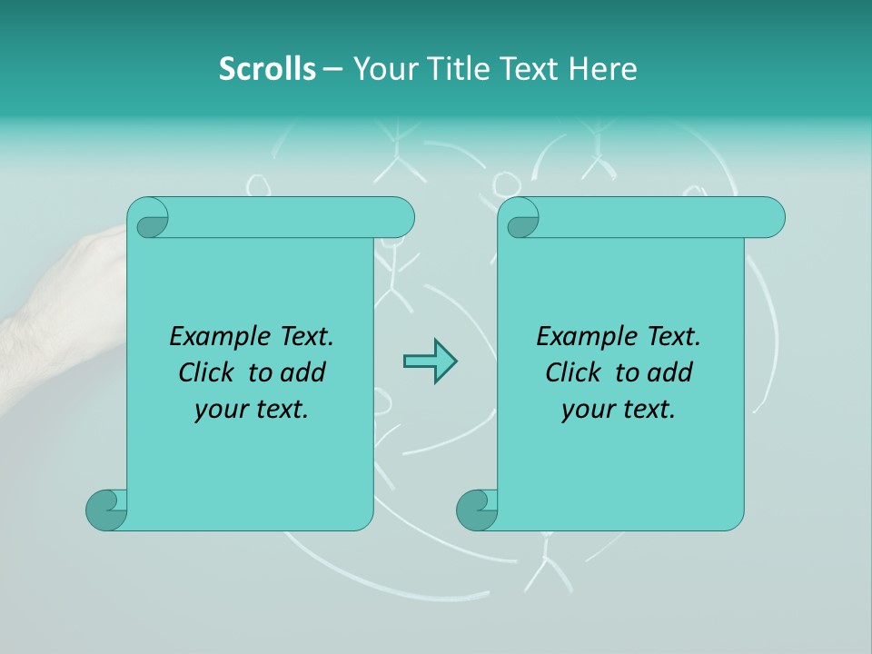 Concept Drawing Advertising PowerPoint Template