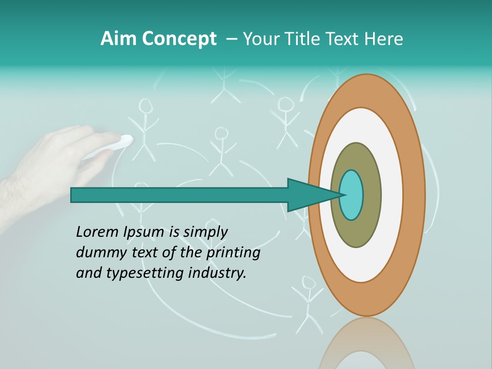 Concept Drawing Advertising PowerPoint Template