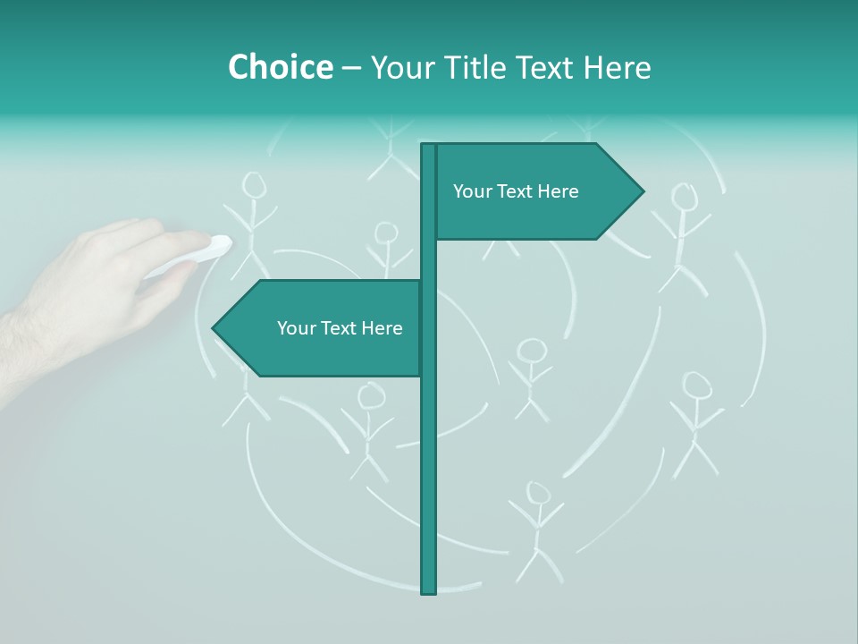 Concept Drawing Advertising PowerPoint Template