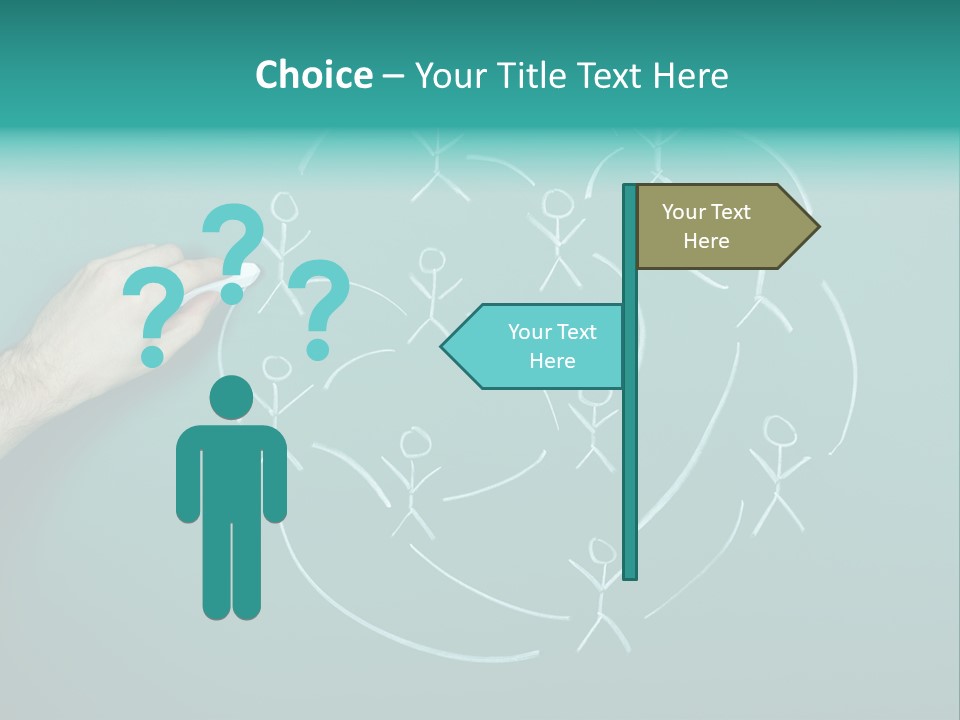 Concept Drawing Advertising PowerPoint Template