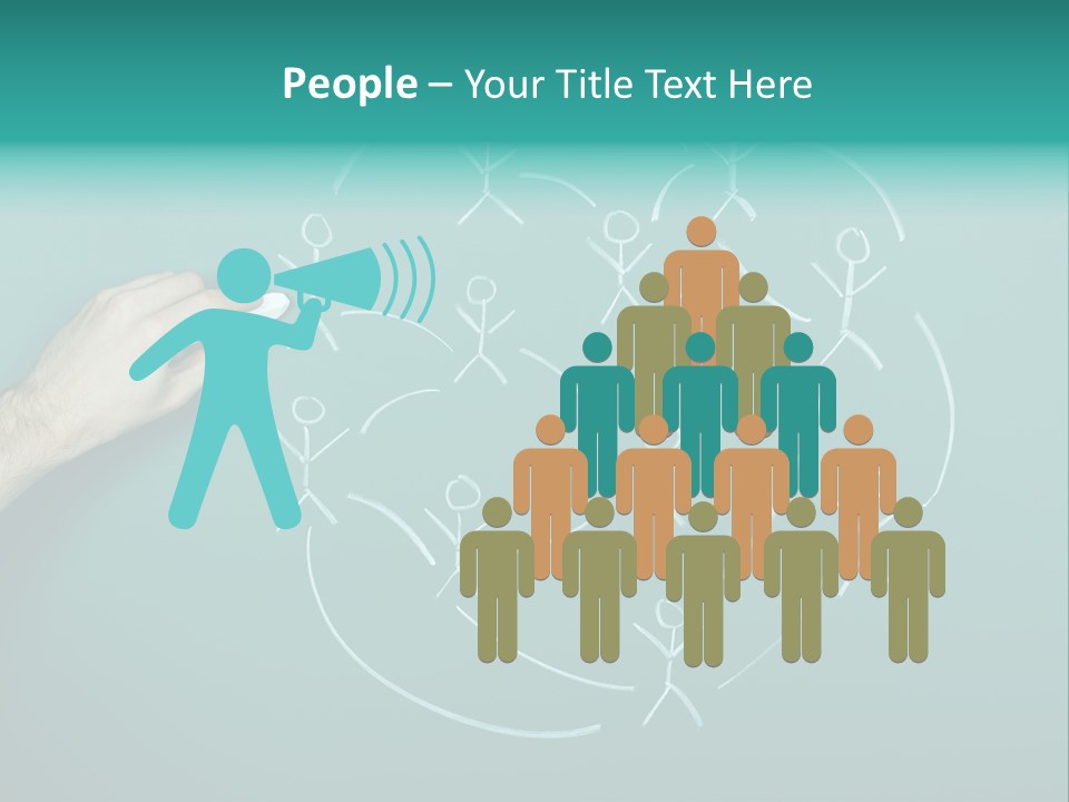 Concept Drawing Advertising PowerPoint Template