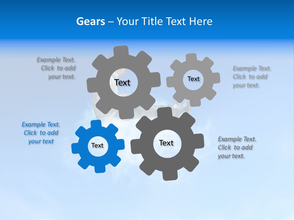 Dream Technology Cloudy PowerPoint Template
