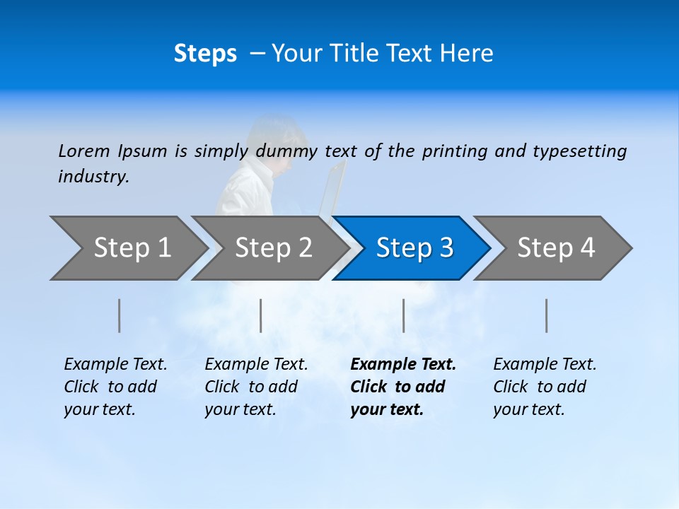 Dream Technology Cloudy PowerPoint Template