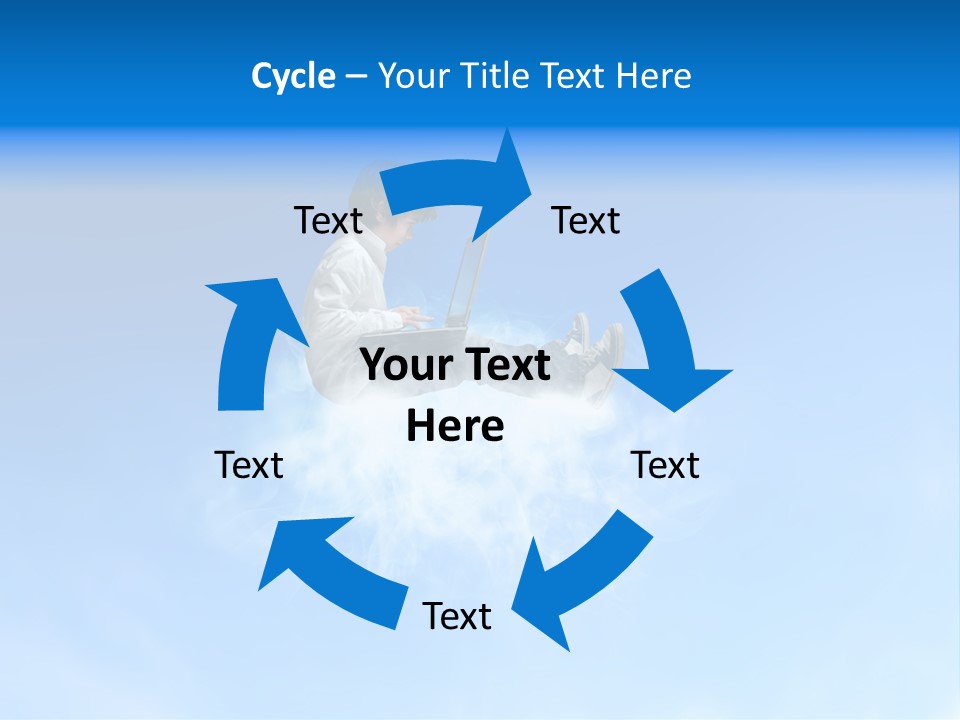 Dream Technology Cloudy PowerPoint Template