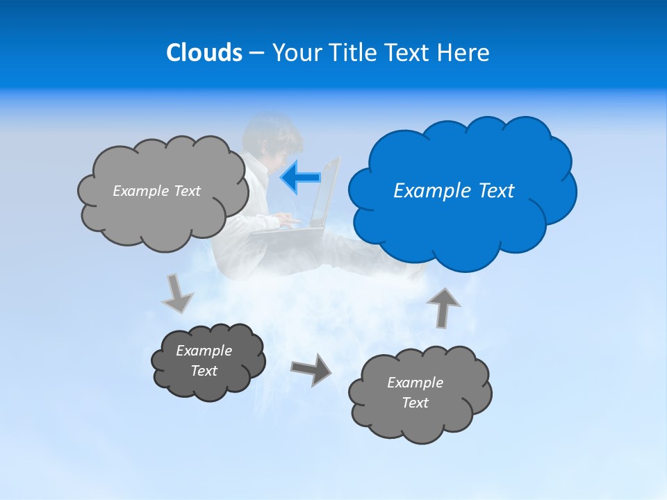 Dream Technology Cloudy PowerPoint Template