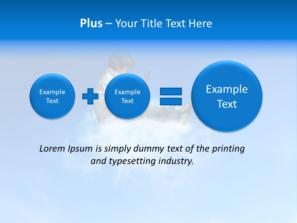 Dream Technology Cloudy PowerPoint Template