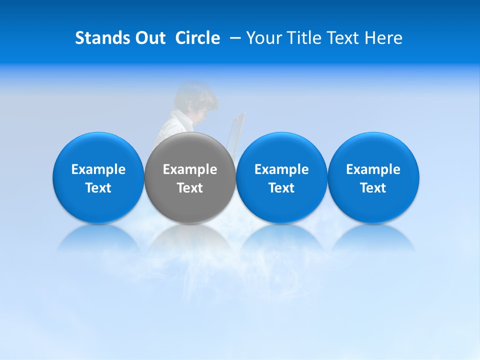 Dream Technology Cloudy PowerPoint Template