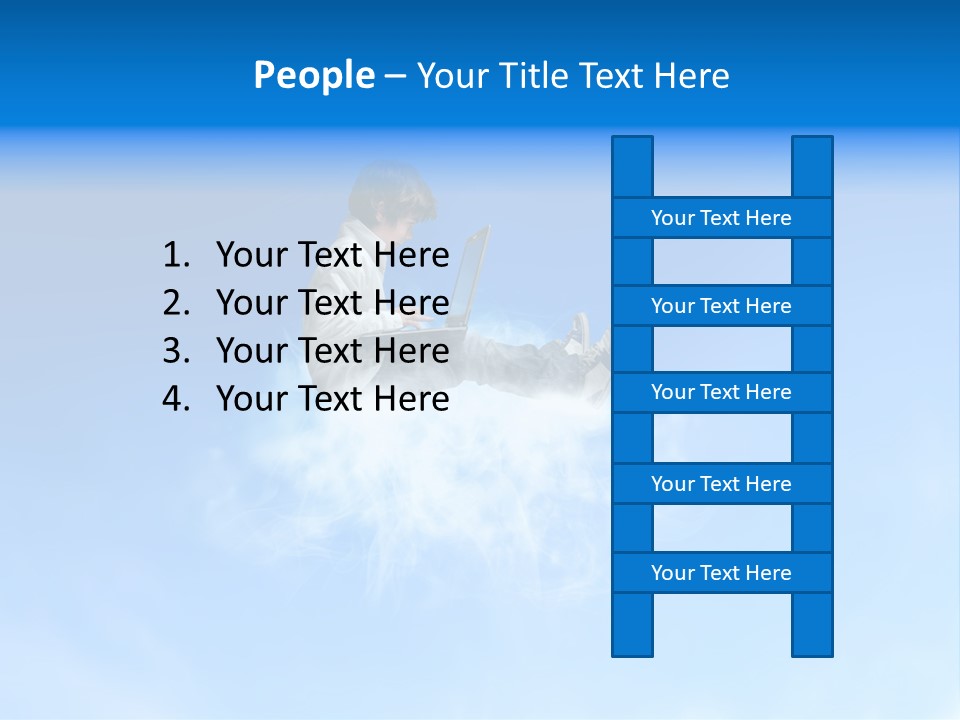 Dream Technology Cloudy PowerPoint Template