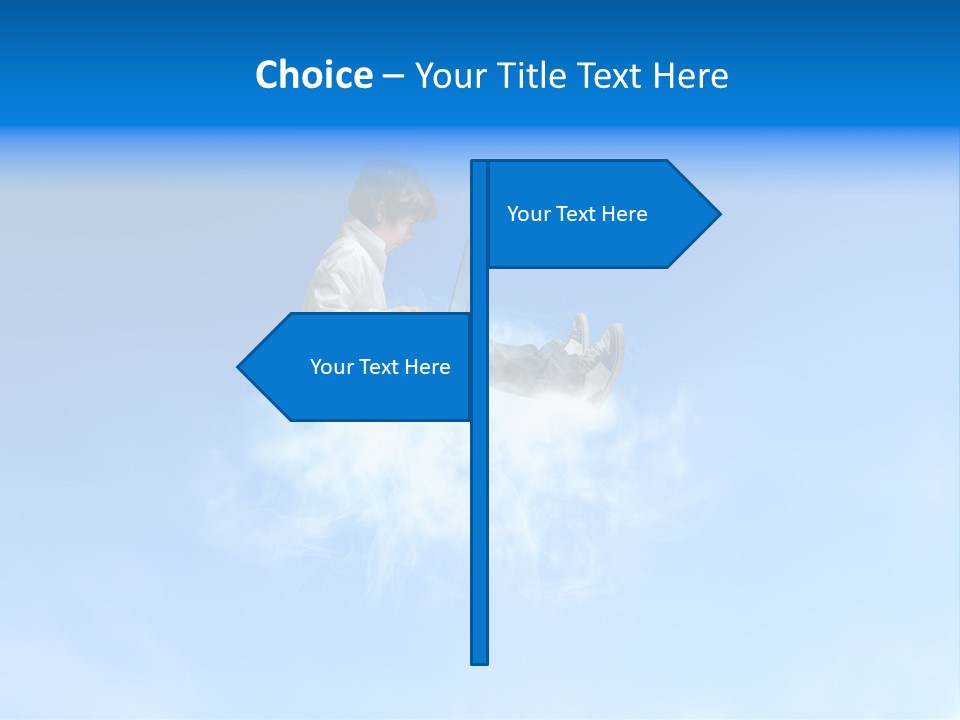 Dream Technology Cloudy PowerPoint Template