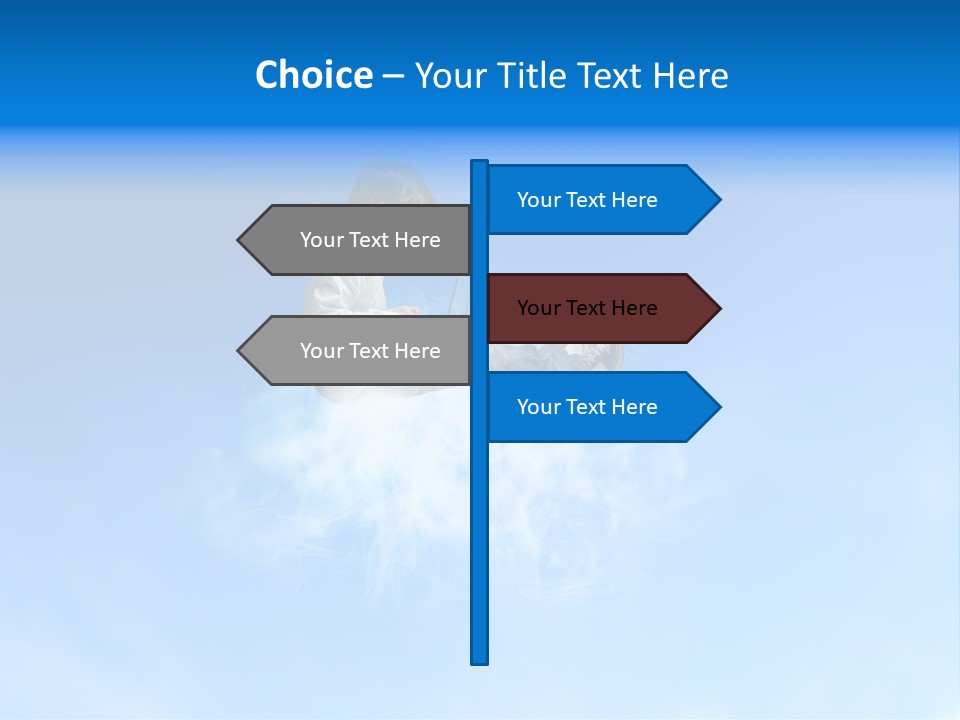 Dream Technology Cloudy PowerPoint Template