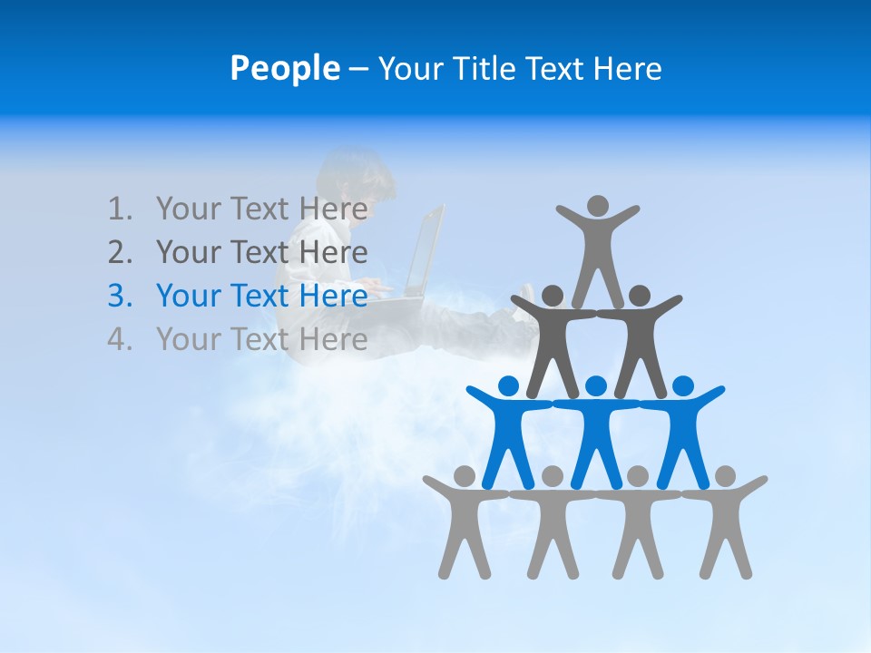 Dream Technology Cloudy PowerPoint Template