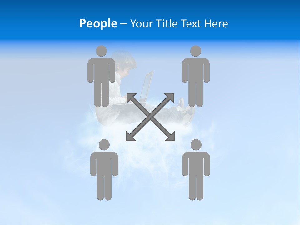 Dream Technology Cloudy PowerPoint Template