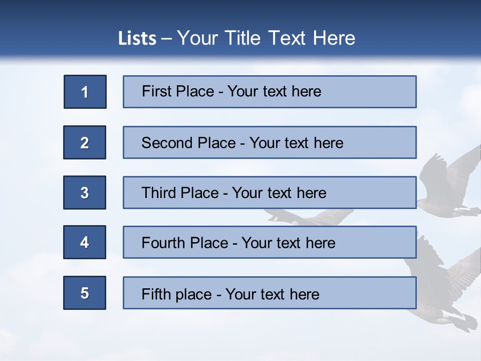 Beautiful Sky Summer PowerPoint Template