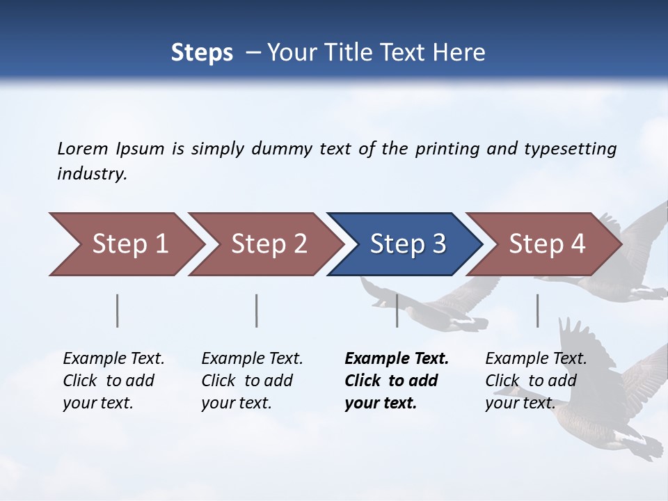 Beautiful Sky Summer PowerPoint Template