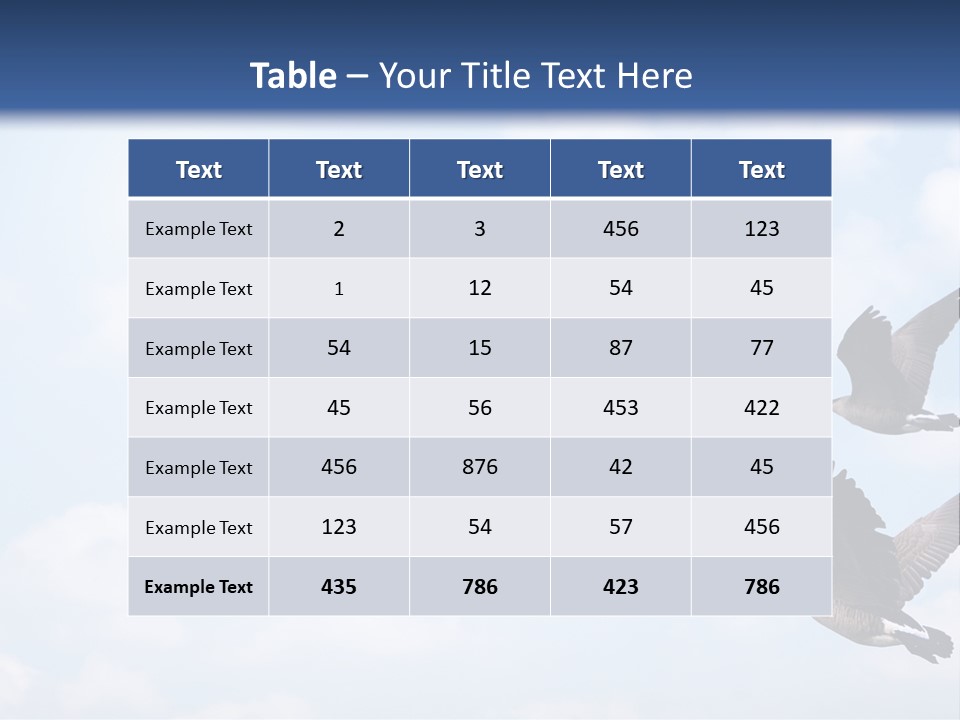 Beautiful Sky Summer PowerPoint Template