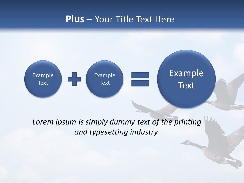 Beautiful Sky Summer PowerPoint Template