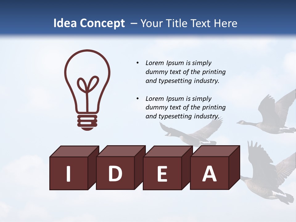 Beautiful Sky Summer PowerPoint Template