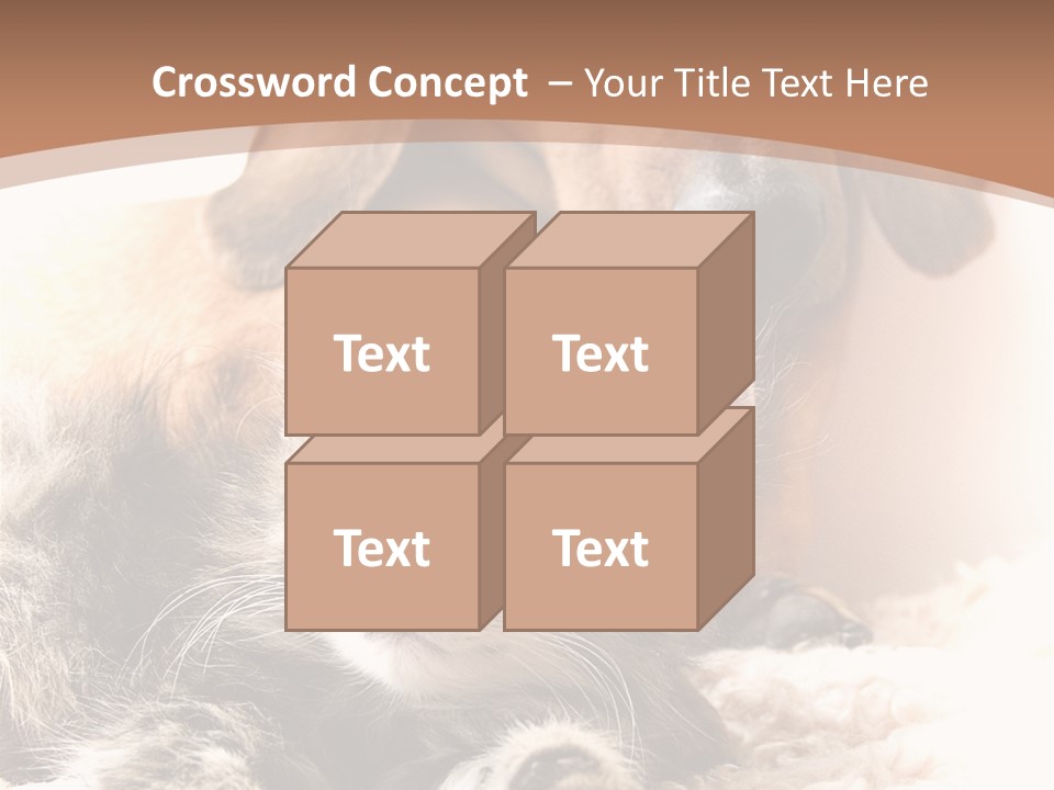 Single Dog Life PowerPoint Template