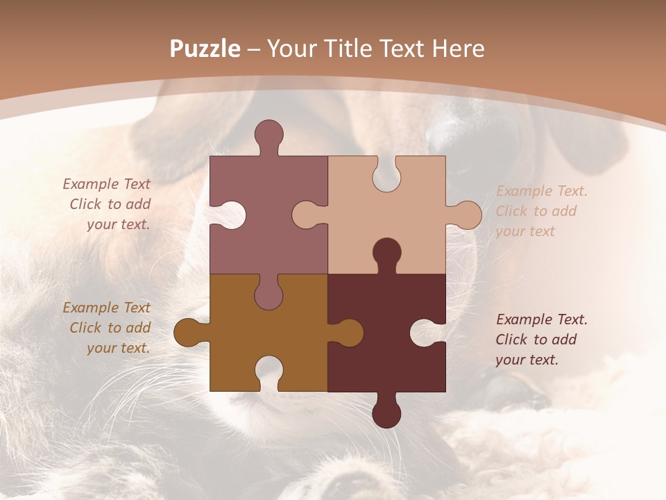 Single Dog Life PowerPoint Template