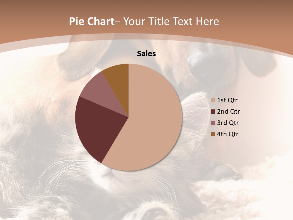 Single Dog Life PowerPoint Template