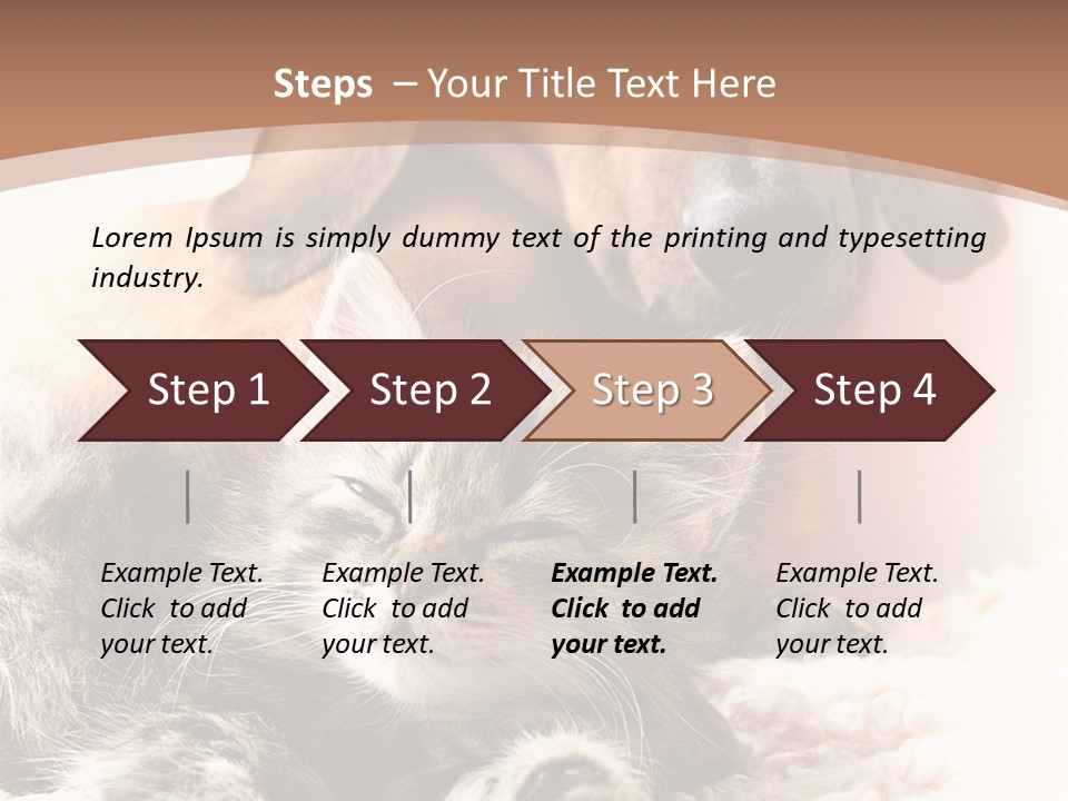 Single Dog Life PowerPoint Template