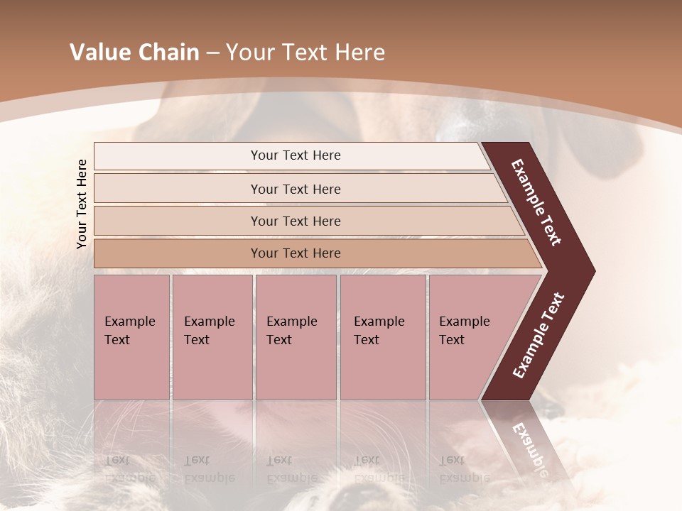 Single Dog Life PowerPoint Template