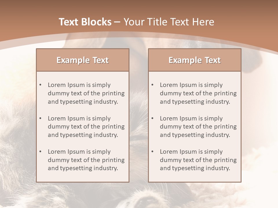 Single Dog Life PowerPoint Template