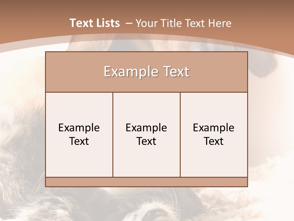 Single Dog Life PowerPoint Template