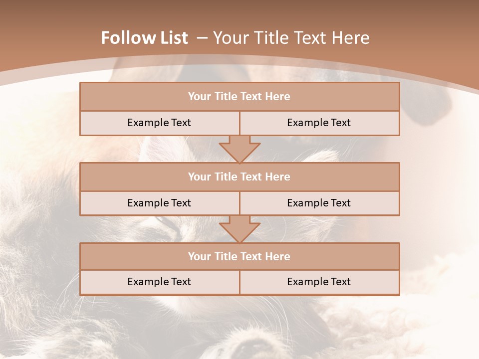 Single Dog Life PowerPoint Template