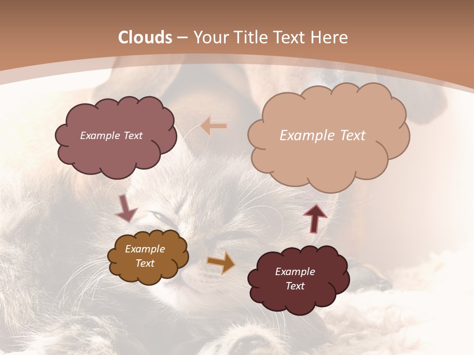 Single Dog Life PowerPoint Template