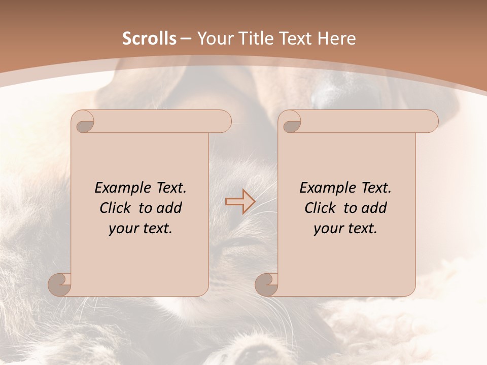 Single Dog Life PowerPoint Template