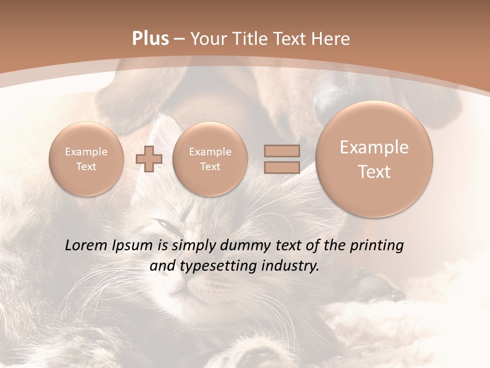 Single Dog Life PowerPoint Template