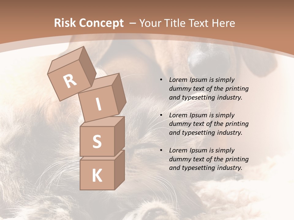 Single Dog Life PowerPoint Template