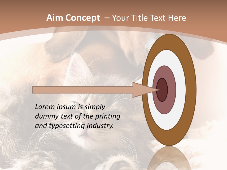 Single Dog Life PowerPoint Template
