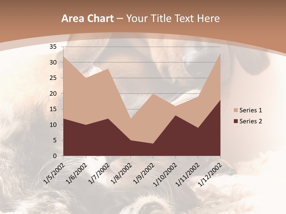 Single Dog Life PowerPoint Template