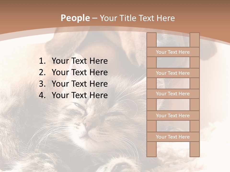 Single Dog Life PowerPoint Template