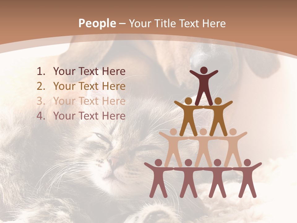 Single Dog Life PowerPoint Template